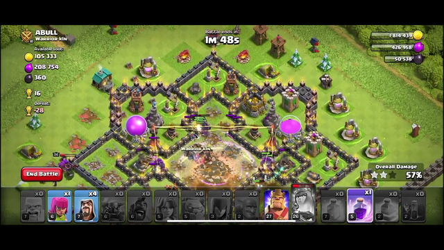 clash of clans#3star# with 300k lots