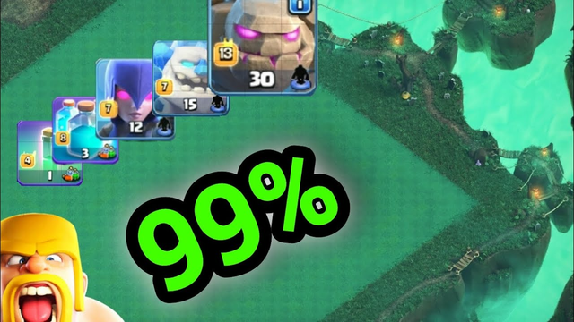clash of clans.The best field combination that was 99%