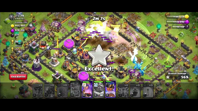 Clash of Clans th14 3 star attack! Lightening E-drag (Episode-2)