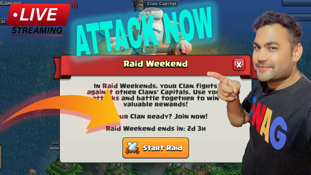 RAID WEEKEND START ATTACK NOW | CLASH OF CLANSH | GAMEPLAY