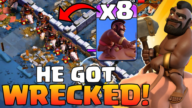 Mass Hogs WRECK Top Player! | Clash of Clans Builder Base 2.0
