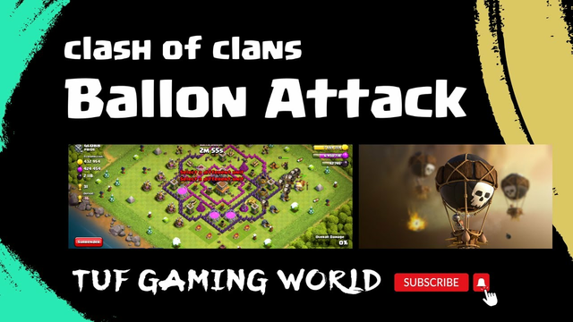 Ballon attack Success or Failure | Clash of Clans Gameplay | Tuf Gaming World