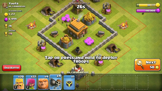 Clash Of Clans: Way to hard to find an easy base giving more Trophies