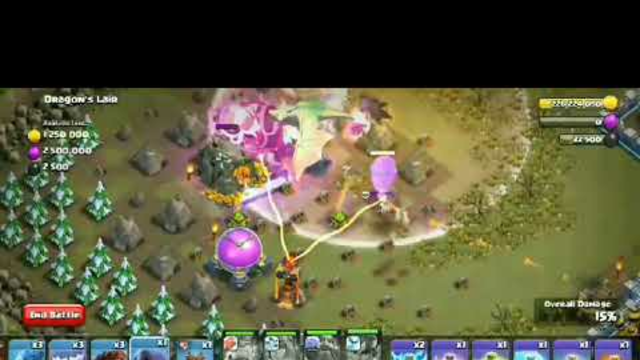 how to deafeat dragon lair in clash of clans #popular #op #clashofclans #gaming# YouTube