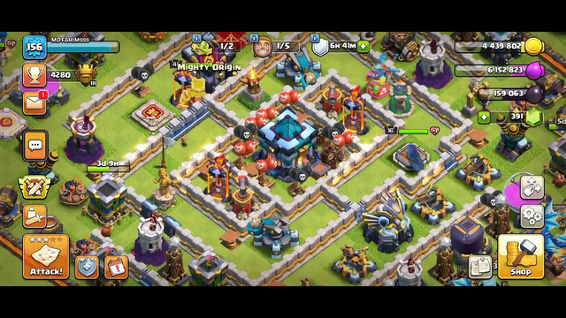 Clash of Clans gameplay short video.