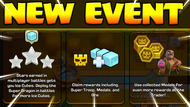 New SUPER DRAGON Event Information + Rewards (Clash of Clans)
