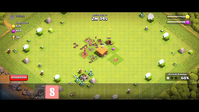 My first attack in clash of clans #shorts #viral #clashofclans #coc #gaming #viralvideo #freefire