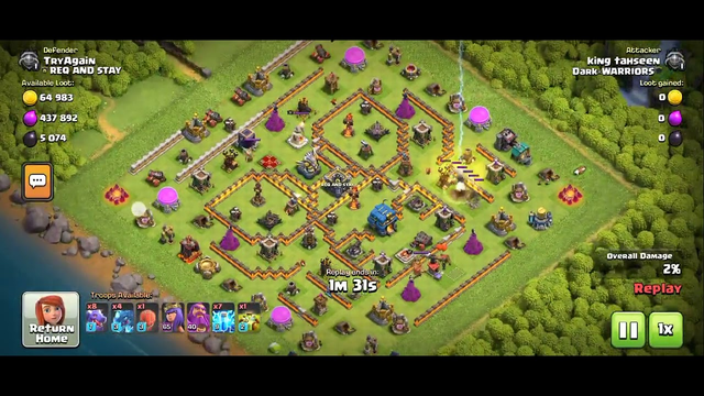 Clash Of Clans Back 2 Back 2  Best Attack