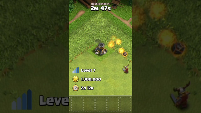 All Levels Mortar with Animation | Mortar - Clash of Clans #shorts