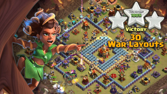 3Star These Top 30 Common War Layouts FAST in Clash of Clans #coc #clanwars #cwl