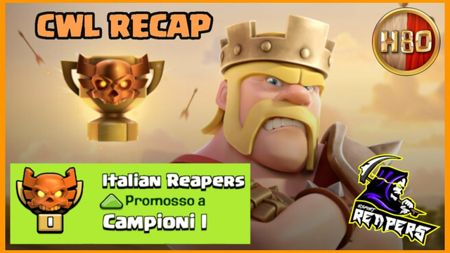 RECAP CWL Reapers in Campioni 1 -E324- Clash of Clans
