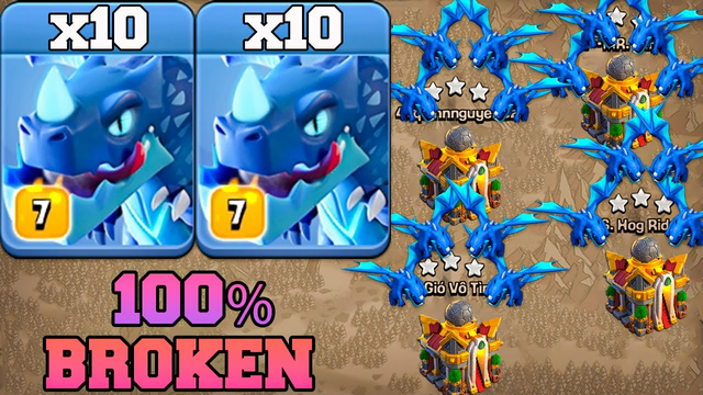 10 Electro Dragon Attack Th16 Guide !! Best Th16 Attack Strategy in Clash of Clans 2024