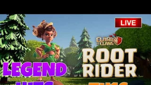 Clash Of Clans Legend League Root Rider Attack | TH16 Attack Strategy  2024
