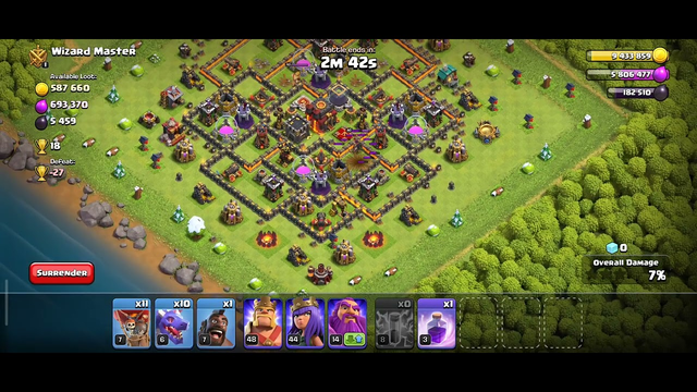 || Clash OF Clans || 100% attack & 100% free James  #coc