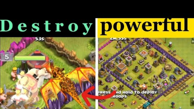 Destroy in seconds|clash of clans|