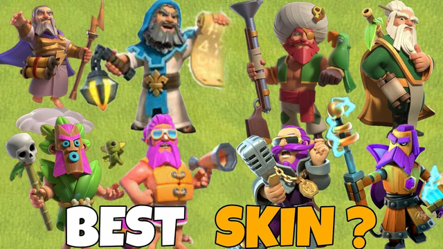 2024 Every Grand Warden Skin | Gold Pass Edition | Clash of clans  @clashlegend28  #coc