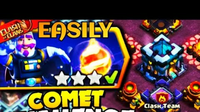 Easily 3 Stars Comet Me , bro ( clash of clans )#clashofclans #youtube
