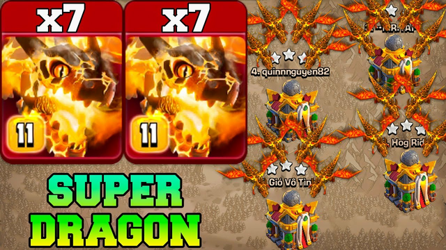 This SUPER DRAGON Attack is UNSTOPPABLE!!! TH16 Attack Strategy Clash of Clans