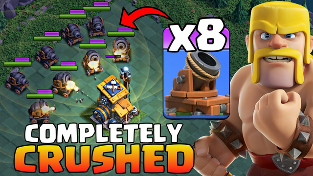 EXTREME OVERKILL With Mass Cannon Carts! | Clash of Clans Builder Base 2.0