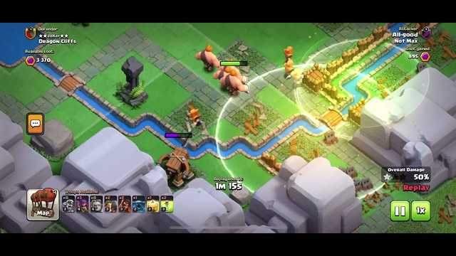 Clash of Clans- 4k+ Capital Gold in One Attack! (Dragon Cliffs)