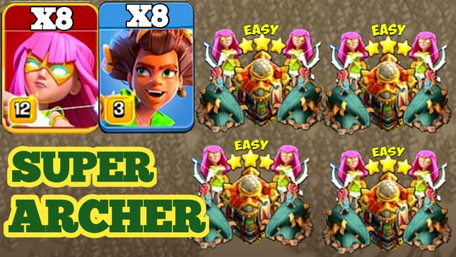 super archer th16 attack strategy II best th16 attack strategy in clash of clans