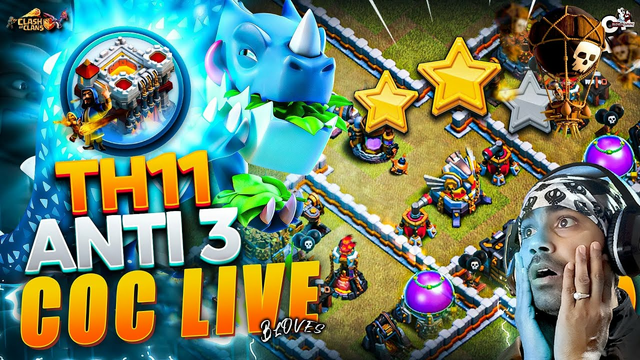 COC LIVE Best Th11 Attacks & Base Visiting Tips /clash of clans live stream with BLOVES GAMING #coc
