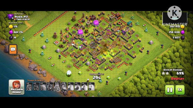 Attacking stupid base in clash on clans part 2 | town hall 10