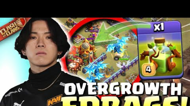 Klaus RISKS war on INSANE OVERGROWTH EDRAG attack in $30,000 Tournament! Clash of Clans