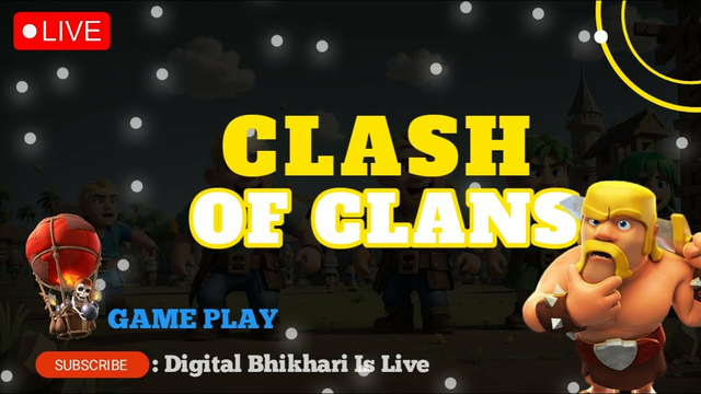 Clash Of Clans || Live Streaming || Gaming Video || #clashofclans #coc #game