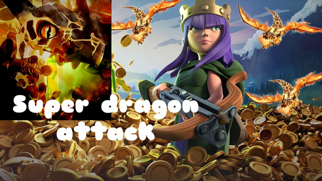 super dragon perfect attack clash of clans #games #clashofclans