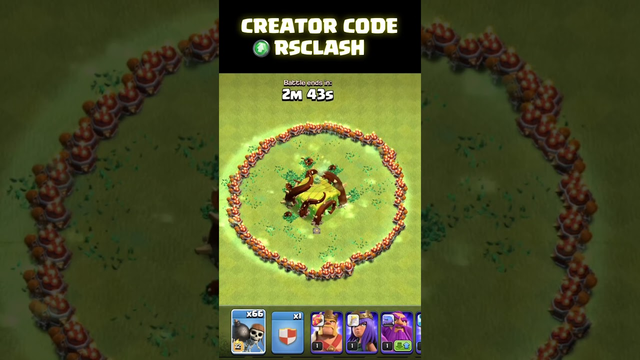 Army of Wall Breaker in Clash of Clans #shorts