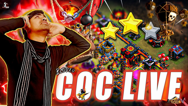 COC LIVE Best Attacks & Base Visiting Tips /clash of clans live stream with BLOVES GAMING #coc