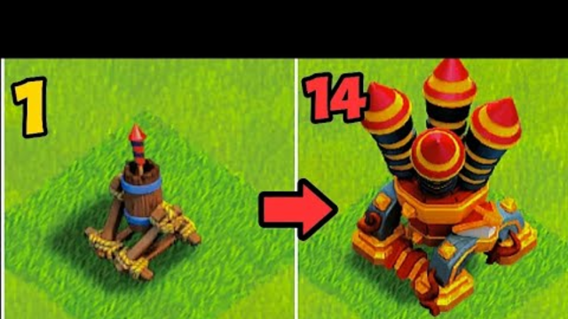 Level 1 to max Air defense upgrade l clash of clans