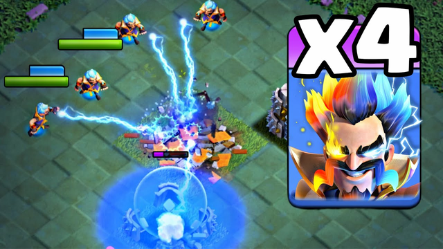 Mass Electrofire Wizards CRUSH Max BH10 | Clash of Clans Builder Base 2.0