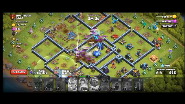 Th 15 Clash of Clans Air attack 2024 Strategy