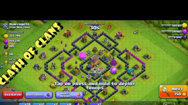 CLASH OF CLANS ATTACK PART 18 || ARCHER GIANTS DRAGON LIGHTING SPELL