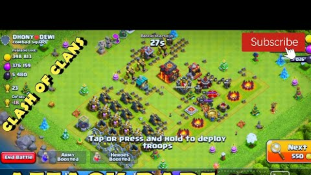 CLASH OF CLANS ATTACK PART 17 || ARCHER GIANTS DRAGON LIGHTING SPELL