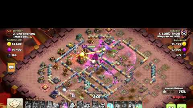 Unstoppable! Th16 ROOT RIDER & WITCH Attack Strategy Clash Of Clans Easy 3 Star Root Rider Attacks