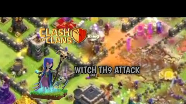clash of clans th9 easy attack