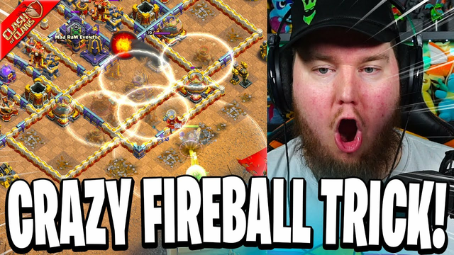 @CarbonFinGaming's Crazy Fireball Trick Against MY BASE! - Clash of Clans