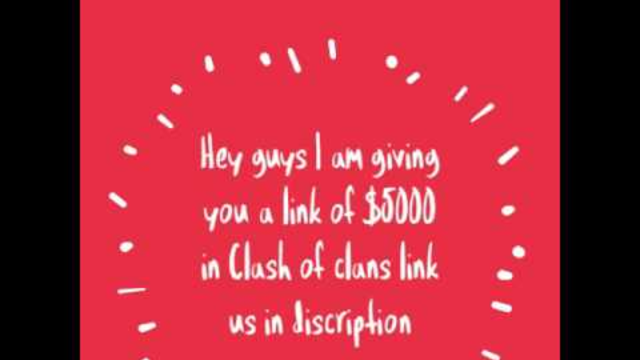 Free $5000 in Clash of clans
