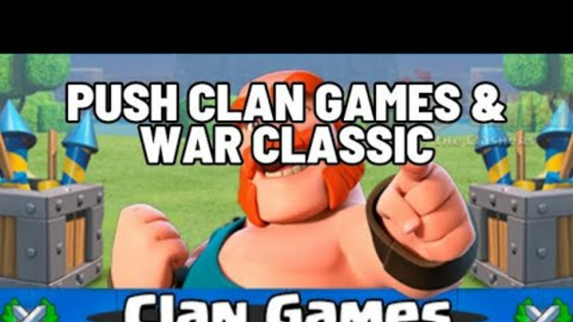 HARD WAR COC + Push Clan Games! - Clash Of Clans