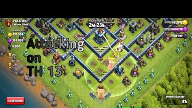 Clash of Clans | Attacking on TH 13 base | @zain_goat_  @ClashOfClans