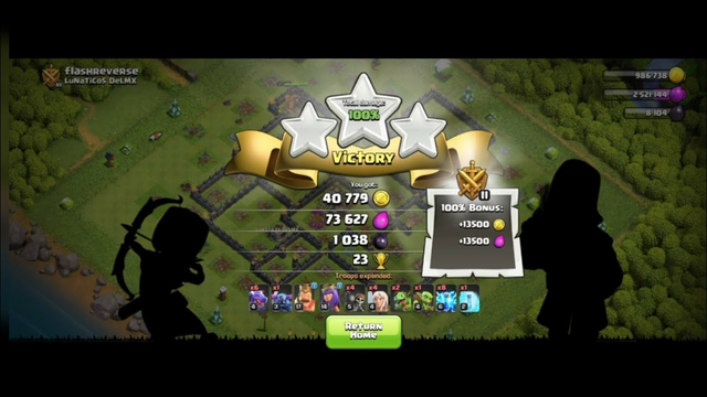 Clash of Clans Attack Th 9 Army with " Am Battle" subscribe this channel.