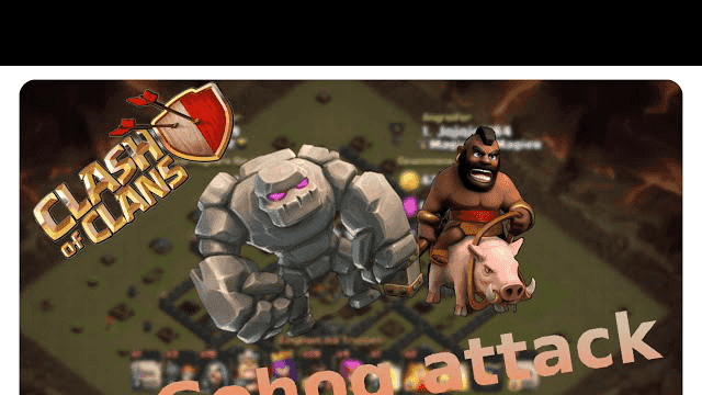 clash of clans attack strategy - gohog vs. th9 #017