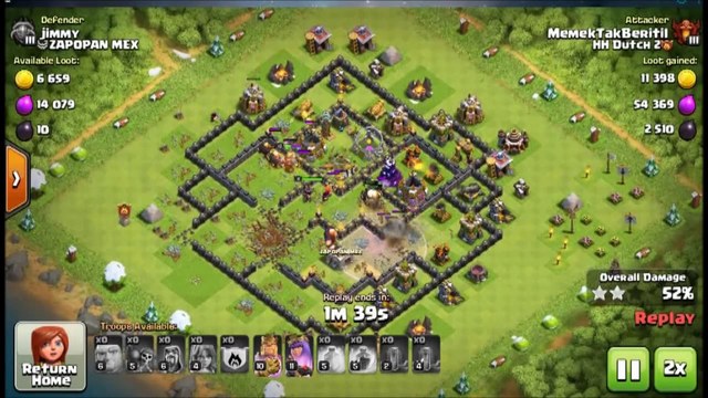 Clash of Clans: 3 Star Attack Strategy GiWiVa (Giant - Wizard - Valkyrie) TH9