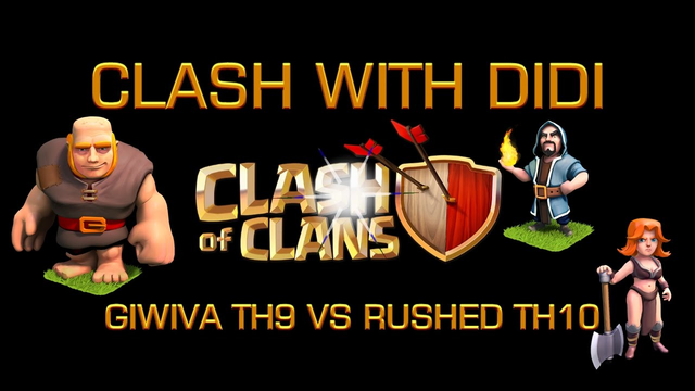Clash of Clans: 3 Star Attack GIWIVA TH 9 VS Rushed TH 10