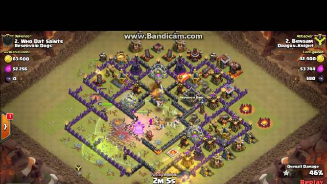 Clash of Clans cland DRagon_KNigHt town 11 vs 11