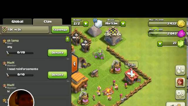Clash of clans gameplay (first vid )