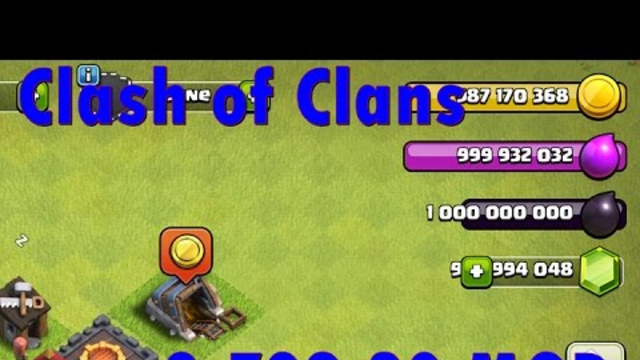 clash of clans mod unlimited coins,gems